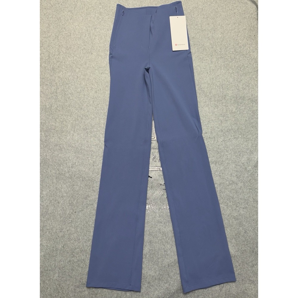 Lululemon Women's Blue Smooth Fit Pull-On High-Rise Pant Size 2 NWT